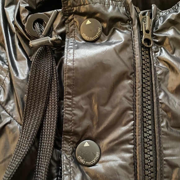 Adidas by Stella McCartney Black Hooded Jacket Size S - Picture 9 of 11